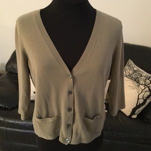 J.Jill Button Down Cardigan with Pockets